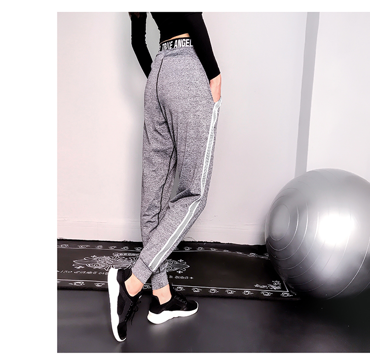 Thể thao lỏng lẻo quần của phụ nữ căng quần thể dục thoải mái thở yoga chạy đào tạo chân quần âu mùa xuân và mùa hè quần the thao nam nike