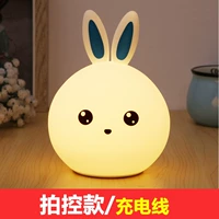 [Модель фотоконтроля] Милый кролик + упаковка из цветной бумаги + кабель для зарядки + подарочный пакет