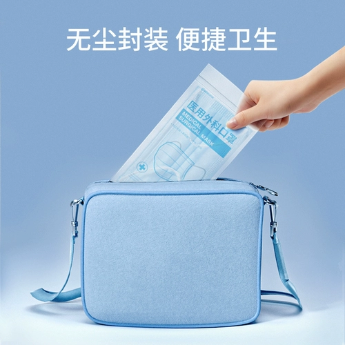 Упаковка по медицинской хирургии Стерилизованная независимая медицинская внешняя медицинская медицинская 3 -рамная стерильная маска врач для врачей