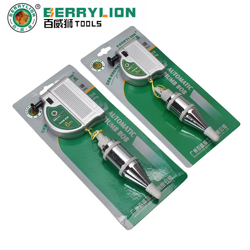 Budweiser hanging wire hammer hanging wire pendant hanging top carpentry decoration tool vertical magnetic field line drop automatic wire retraction hanging