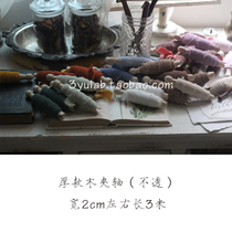 3yulab thick section wide 2cm wood clip impermeable to hand ripping wool lace with gift wrapping flowers Please take the Cambodian hand tent