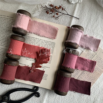 3yulab new retro French floral gift strap spool grandmothers retro cloth tape