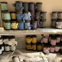 3yulab thin ins hand tear Belt Chiffon tear edge invitation hand bouquet collection one