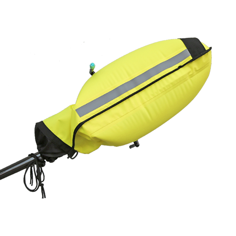 Paddling canoeing canoe inflatable buoyancy paddle bag paddle floating bag slick bag floating paddle bag capsized boat capsized boat