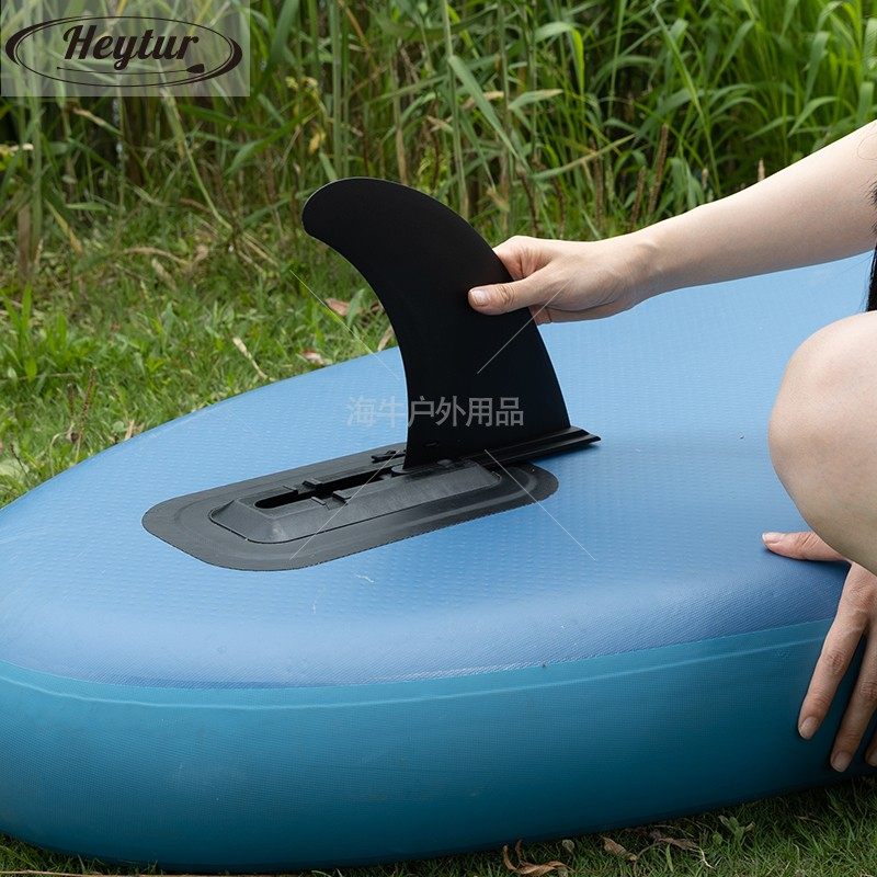 サーフボード・パドルボード用スナップオンテールフィン、ボート・SUP用スライドイン式大型フィン、取り外し可能なウォーターディバイダーラダー