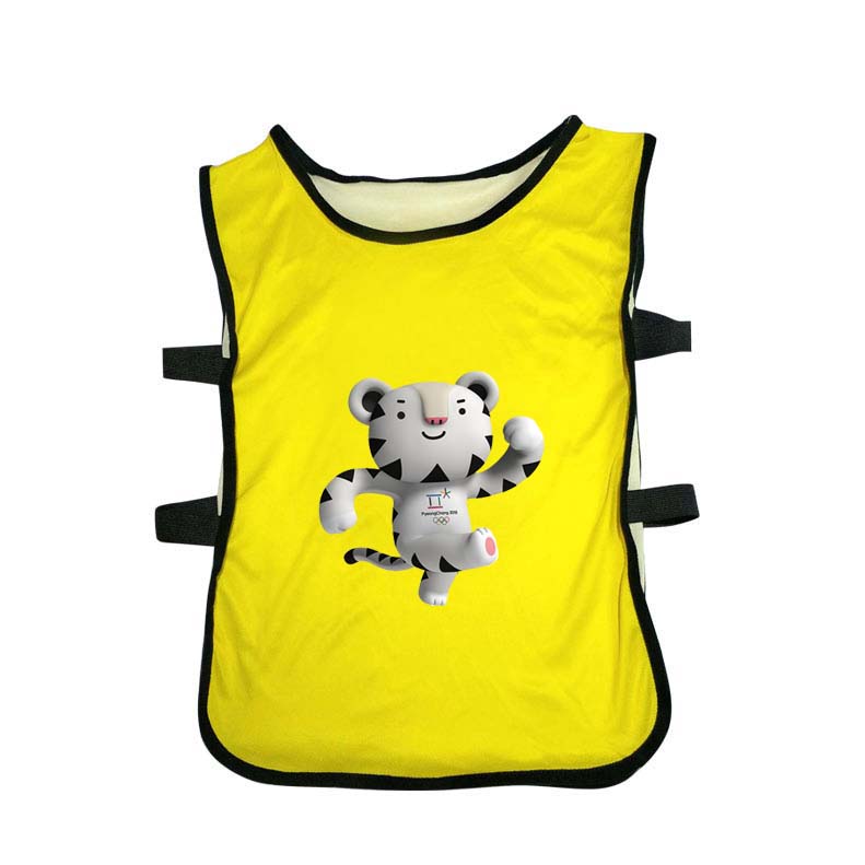Digital printing full-color moisture-wicking football roller skating ski sports training against grouping vest team customization
