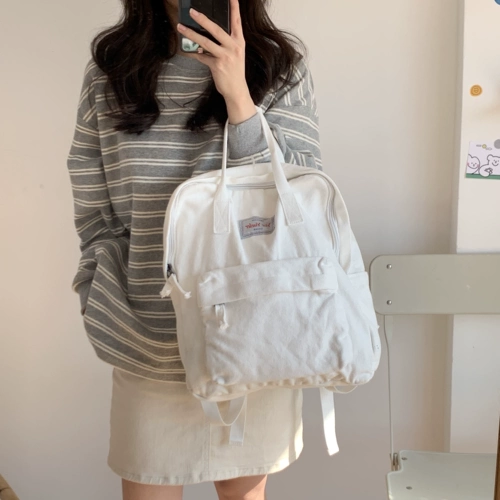 Ретро универсальный ранец, сумка через плечо, японский вместительный и большой рюкзак