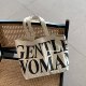 Thai Xiaoyou canvas tote bag niche design gentlewoman letter ຖົງຜ້າຜ້າບ່າຂະໜາດໃຫຍ່