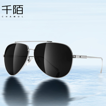 Sun glasses men 2021 New Round face square face big face polarized sunglasses driving Special Anti ultraviolet driving glasses