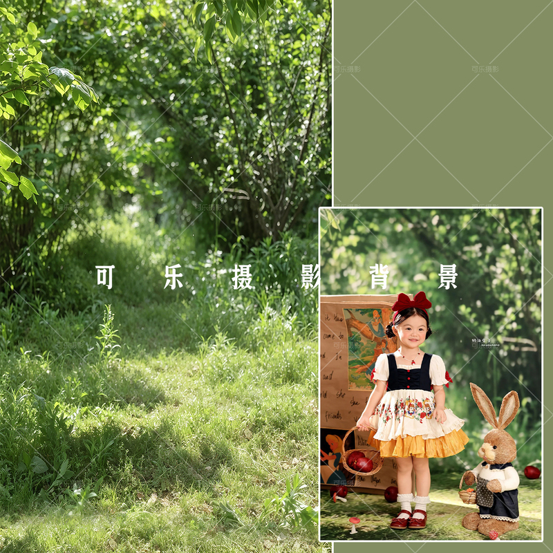 Dreamy Green Forest Children's Summer Photo Forest-Themed Backdrop Children's Fairy Photo Theme Photography Backdrop Dreamy Green Forest Children's Summer Photo Forest-Themed Backdrop Children's Fairy Photo Theme Photography Backdrop