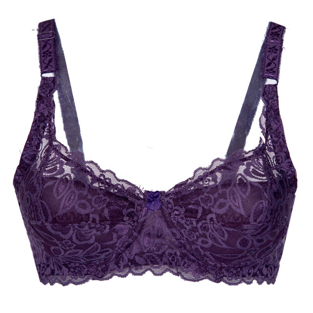 Summer ultra-thin lace sexy bra ໂດຍບໍ່ມີການ rims underwear ຂອງແມ່ຍິງ bra ເຕົ້ານົມຂະຫນາດໃຫຍ່ປະກົດມີຂະຫນາດນ້ອຍຂະຫນາດໃຫຍ່ bra ບາງ