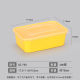 hộp com lock and lock cắm điện Sai Zhuo Bao bì dùng một lần Hộp thức ăn nhanh bằng nhựa Đơn dày phủ kín Hình chữ nhật Cá tính Bento Hộp cơm trưa Bán buôn - Hộp cơm điện sưởi ấm cặp lồng cơm cắm điện