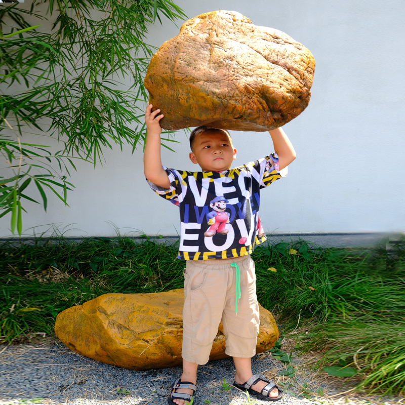 Yellow Wax Stone Courtyard Garden Landscaping Ornaments Outdoor Artificial Stone Fiberglass Large Sculpture Hollow Fake Stone Yellow Wax Stone Courtyard Garden Landscaping Ornaments Outdoor Artificial Stone Fiberglass Large Sculpture Hollow Fake Stone