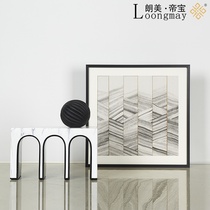 Modern light luxury arch crystal ball ornaments creative decoration painting model room living room porch home accessories combination