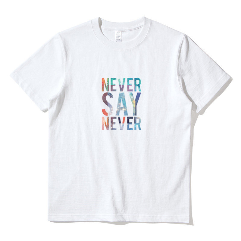 Boomer man short sleeve T-shirt minimalist loose pure cotton lover fit men and women thick and hard clothes T-shirt-ins wind