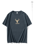 Tide brand Hong Kong style T-shirt mens short sleeve 2021 summer New loose trend couple top cotton collar Korean version