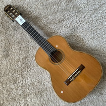 Sakura SAKURA red pine mahogany veneer classical guitar 32 inches in stock tail order slightly flawed
