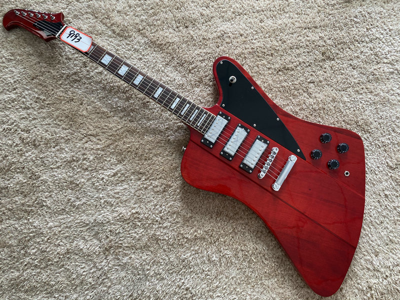 Export Custom Firebird paragraph firebird Profiled Electric Guitar 22 Pint Wine Red Rose Wood Fingerboard Professional Class-Taobao
