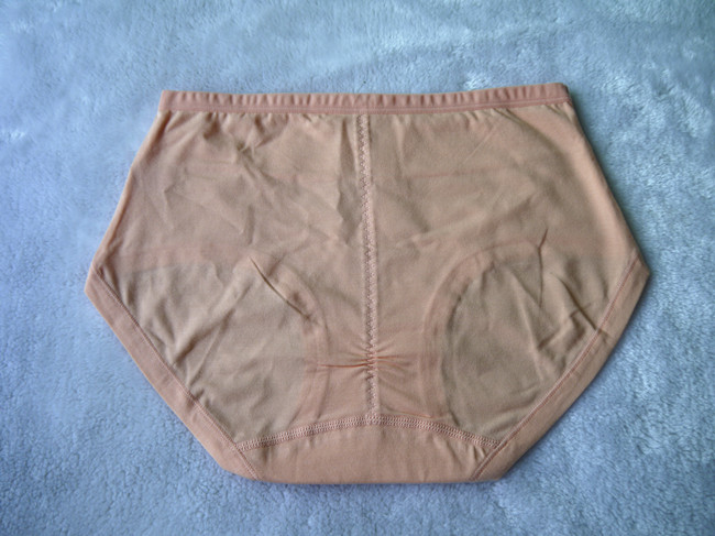 4 miếng cotton chải bông nữ tam giác kích thước lớn eo cao Lycra đồ lót hông hông 1 ao lot