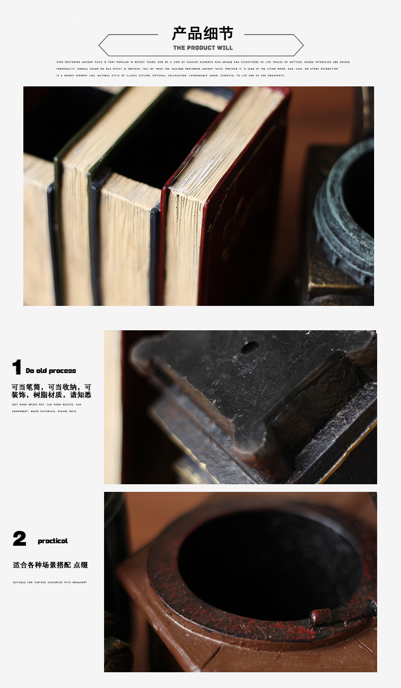 Mỹ sáng tạo hoài cổ retro đồ trang trí cửa hàng nhà hàng cafe phòng khách tủ rượu nội thất nhỏ đồ trang trí mềm tiệm đồ dcor