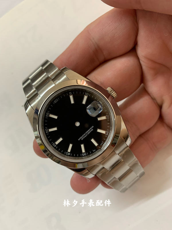41-Day Date Case Cover Mechanical Case 2824 2836 2834 2846 Movement All-Steel Sapphire Crystal with Aperture 41-Day Date Case Cover Mechanical Case 2824 2836 2834 2846 Movement All-Steel Sapphire Crystal with Aperture