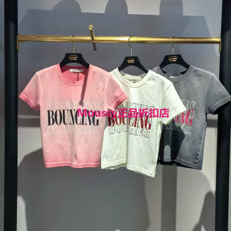 Moussy 2025春夏新款短袖T恤，日系休闲百搭，028ISA80-3111，如何成为你的时尚新宠？