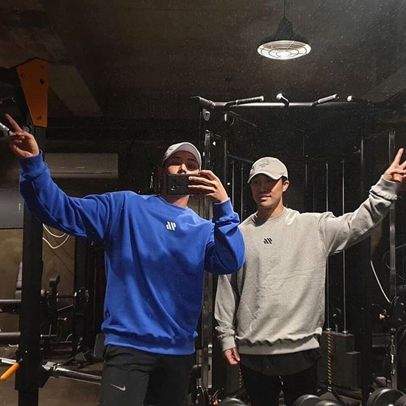 2020 Cotton Fitness Tide Men and Women's Hairless Muscle Brother Running Equipment Training Costume Costume Training Costume