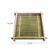 Cá tính sáng tạo khách sạn cung cấp bộ đồ ăn tre món ăn tre món ăn tấm chiên món ăn đặc trưng dĩa trắng