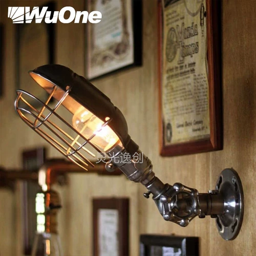 Средневековый wuone Lingguang Yichuang ретро настенный светильник входная студийная лампа индустриальный стиль настенный светильник бар дизайн лампы