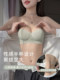 Strapless underwear for women, push-up non-slip small breasts, thickened and larger, summer wedding special wrapped tube top invisible bra
