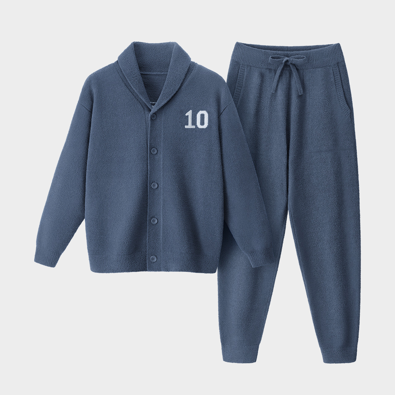 王一博同款蕉内家居服男女秋冬保暖长袖套装三醋纤材质连帽圆领设计运动 