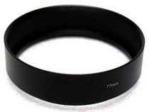 200-2-Light hood 77-82mm The metal straight hood is about 20mm long and can be used as an adapter ring
