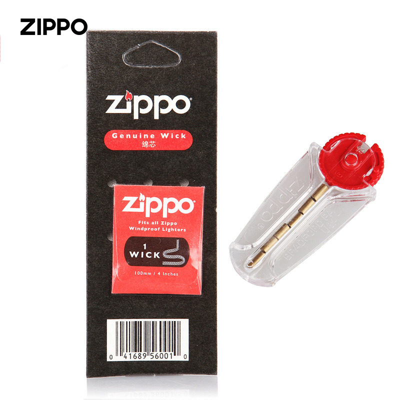 ZIPPO lighter Flint (6 capsules) cotton core American original imported genuine accessories set