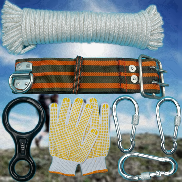 Wire core firefighting self-rescue escape rope fire prevention rescue rope home retarder safety rope set