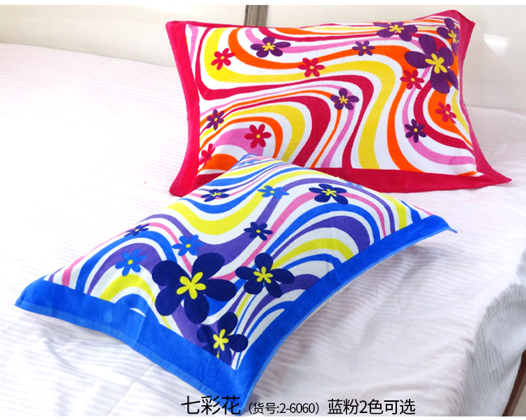 Xiying cửa gối khăn bông đôi với cắt nhung in khăn khăn người lớn nam tăng 100% cotton khăn choàng gối
