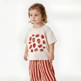 Нарукавники для девочек, летний комплект, футболка, штаны, короткий рукав, европейский стиль, 2 шт