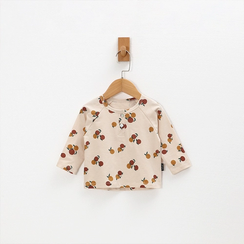 Осенний хлопковый брендовый детский тонкий бамбуковый лонгслив подходит для мужчин и женщин, детская одежда