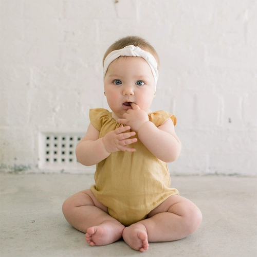 Брендовое хлопковое детское рубиновое боди для девочек, популярно в интернете, детская одежда