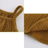 Комфортный брендовый детский хлопковый комплект, жилет для выхода на улицу, эффект подтяжки, детская одежда, 2 шт