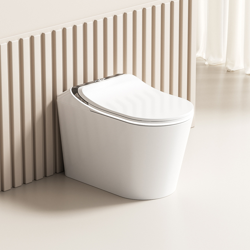 New Product: Queen Pre-Wash Women's Hygiene Electric Toilet with Foot Sensor, Smart Toilet for Home Use, Instant Heating, Fully Automatic Flip-Top