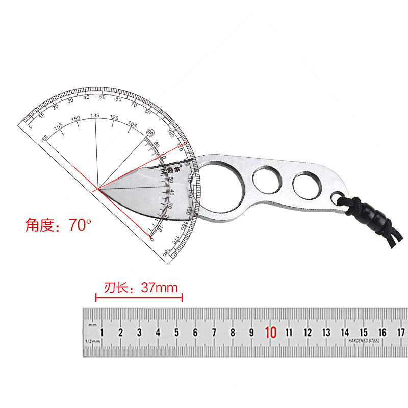 [USD 24.26] Threeblade wood 4091 highhardness EDC small straight