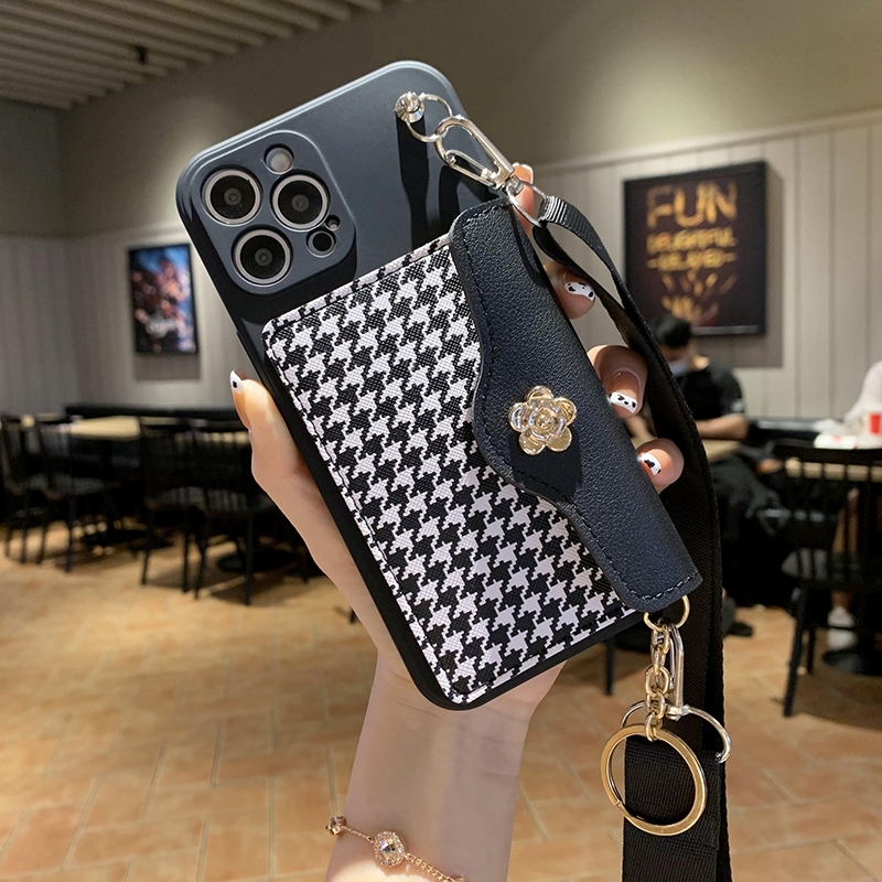 Crossbody Coin Purse Suitable for Oppo A96 Phone Case A8/A92S Strap Lanyard A55/Reno4Se Female A11S New Reno13Pro Card Holder Findx8 Full-Cover Soft Case A3Pro Card Holder