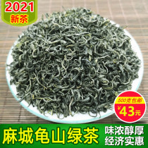 2021 New tea Hubei Macheng tea specialty Guishan green tea cloud fried green tea bulk 500 grams