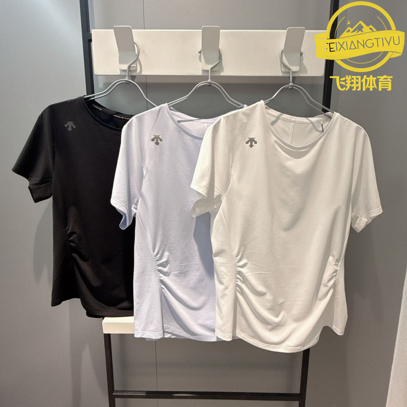 Descente Desante 26 Summer F360 Moisture-Absorbent and Quick-Drying Women's Short-Sleeved Knitwear T-Shirt D6332Rts03