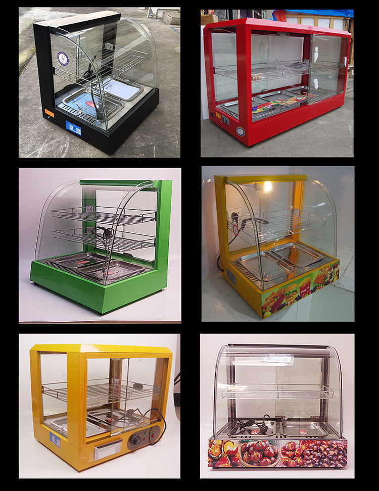 Heating Thermostat Incubator Commercial Food Display Cabinets