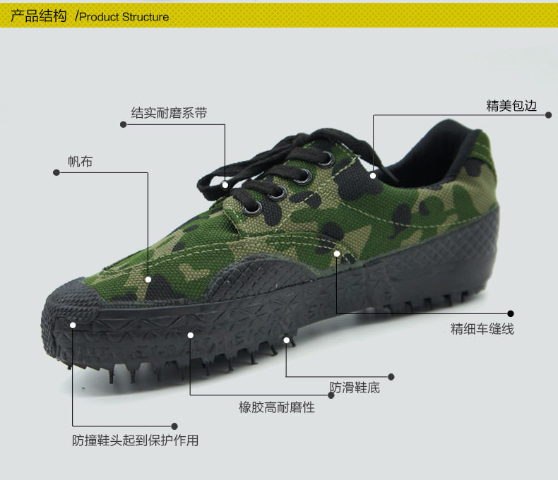 Bottes militaires pour homme - porter - Ref 1399583 Image 5