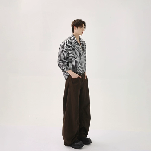 Ретро трендовая рубашка для отдыха, оверсайз