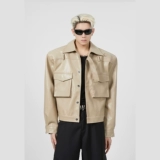 Наплечники, осенняя куртка для отдыха, изысканный стиль, оверсайз