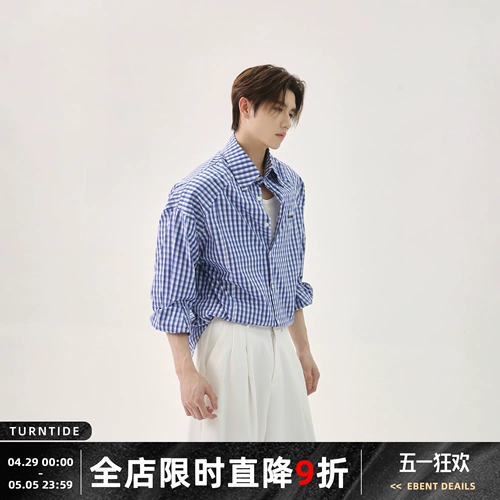 Ретро трендовая рубашка для отдыха, оверсайз