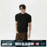 Цветная трикотажная летняя футболка для отдыха, в американском стиле, круглый воротник, короткий рукав